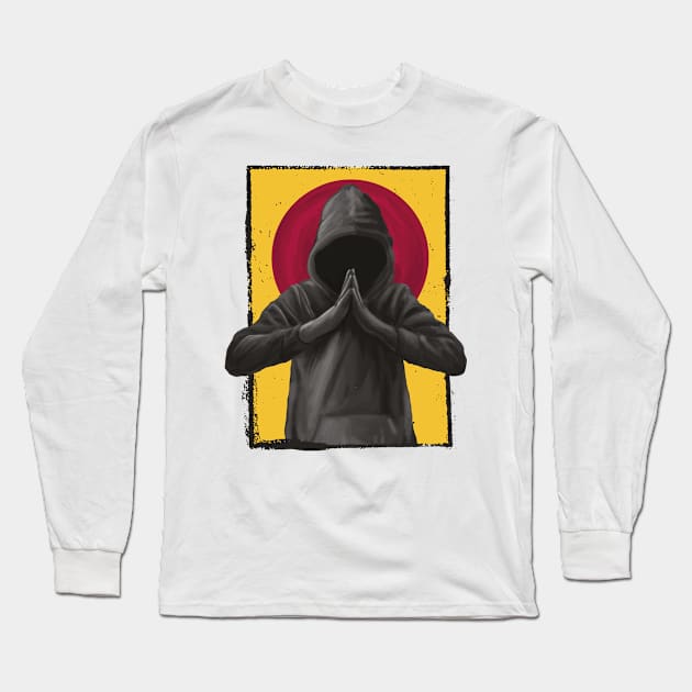 Silent Monk Long Sleeve T-Shirt by LR_Collections